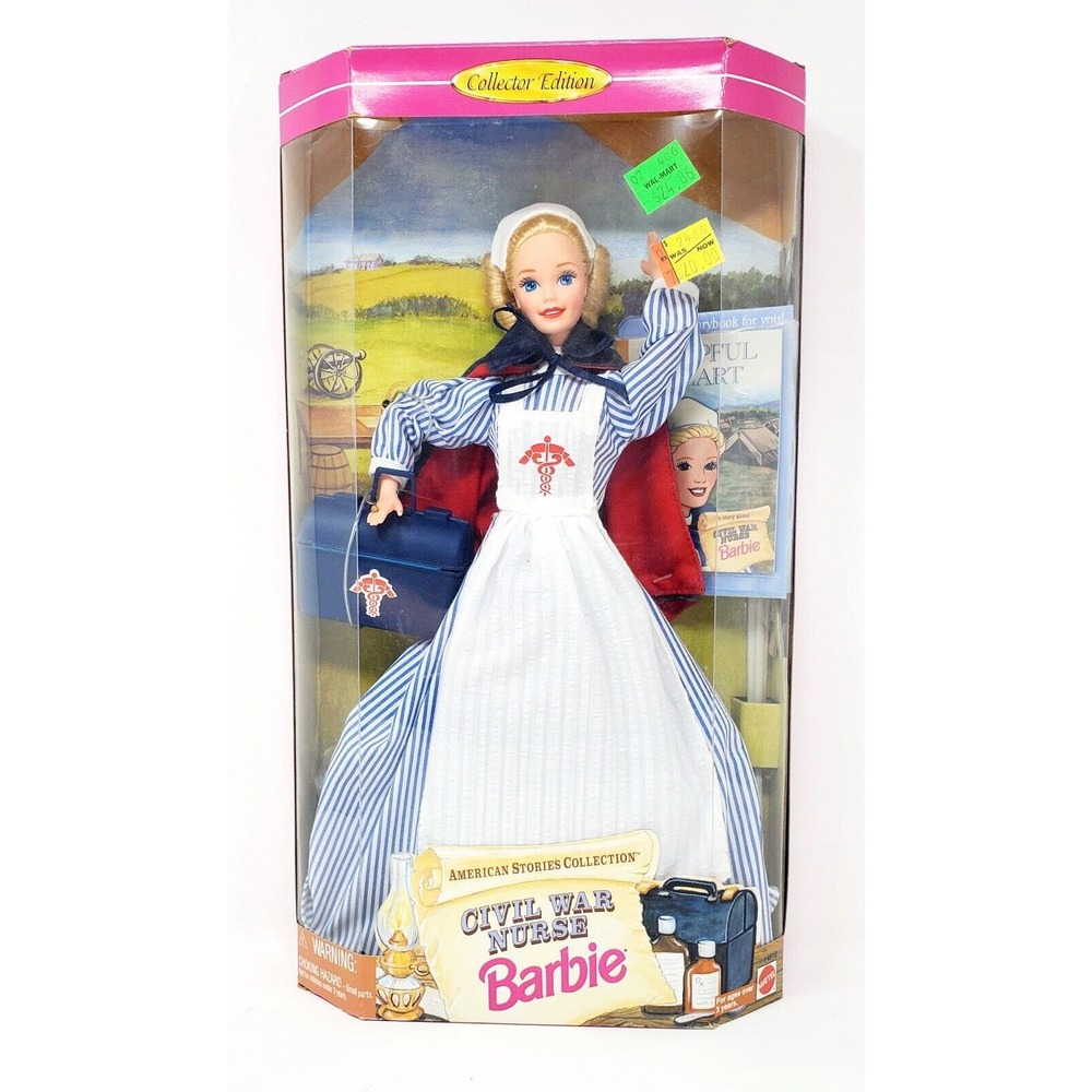 Barbie Civil War Nurse American Stories Collection 1995 Mattel # 14612 with Book